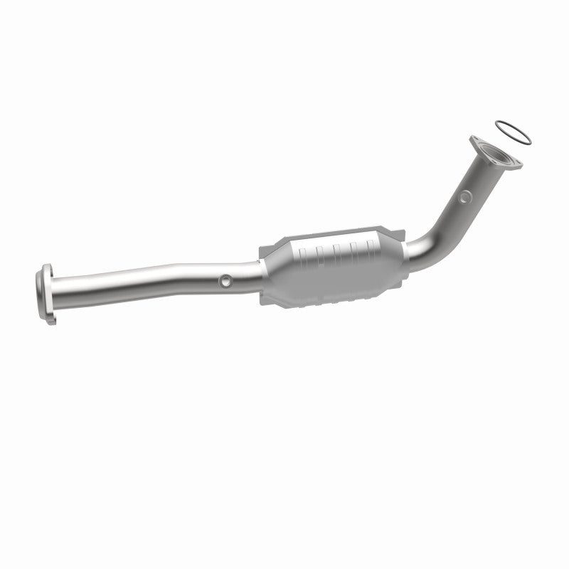 MagnaFlow 24083 hm grade direct-fit catalytic converter, opposite side view of the turntable spin