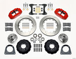 Wilwood Narrow Superlite 6R Front Hub Kit 14.00in Red TCI-IFS 71-78 (Pinto Based)