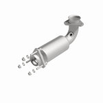 MagnaFlow 23409 hm grade direct-fit catalytic converter, rear view of the turntable spin