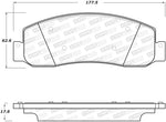 StopTech Street Brake Pads - Rear