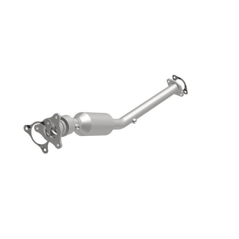 MagnaFlow 51905 oem grade direct-fit catalytic converter, opposite front three-quarter view of the turntable spin