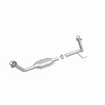 MagnaFlow 24880 hm grade direct-fit catalytic converter, front three-quarter view of the turntable spin