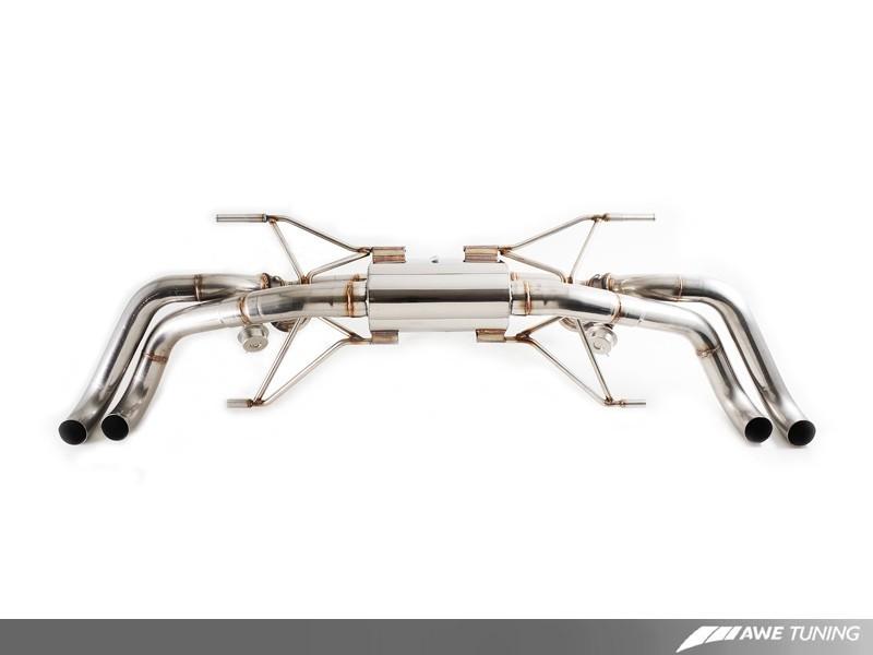 AWE Tuning Audi R8 4.2L Coupe SwitchPath Exhaust - autotalent