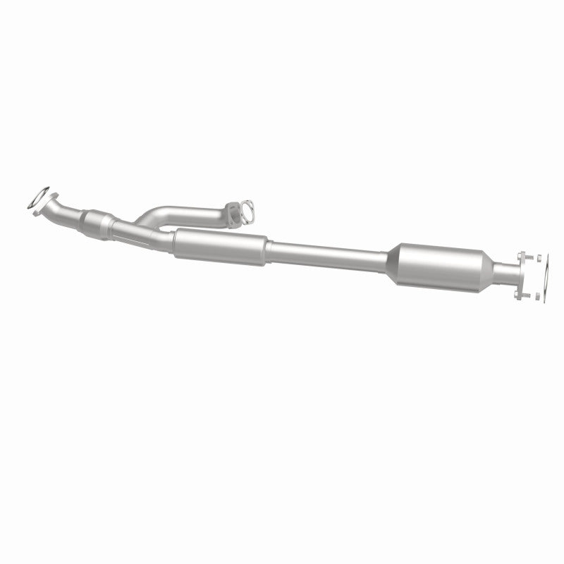 MagnaFlow 5571534 carb direct-fit catalytic converter, side view of the turntable spin