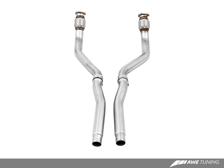Buy AWE Tuning Non-Resonated Downpipe for 2018 audi s4