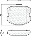 StopTech Street Select Brake Pads - Front