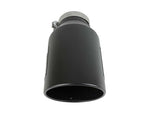 aFe Power Universal 5in Inlet 8in Outlet MACH Force-XP Clamp-On Exhaust Tip - Black