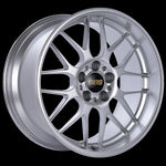 BBS RG-R 19x9.5 5x120 ET35 Diamond Silver Wheel -82mm PFS/Clip Required