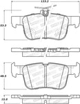 StopTech 13-18 Lincoln MKZ / Ford Fusion Street Select Rear Brake Pads