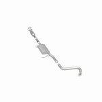 MagnaFlow 52851 oem grade direct-fit catalytic converter, rear three-quarter view of the turntable spin