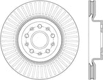 StopTech 14-18 Cadillac CTS Cryo-Stop Front Premium Rotor