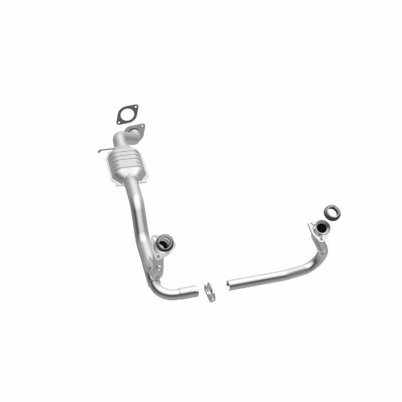 MagnaFlow 23628 hm grade direct-fit catalytic converter, opposite side view of the turntable spin