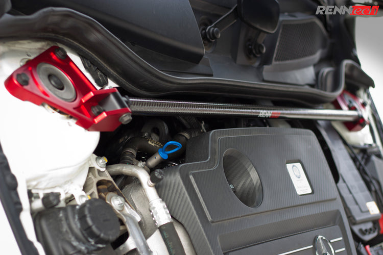 RennTech Carbon Fiber Front Strut Brace For Mercedes-Benz A45 AMG - AutoTalent
