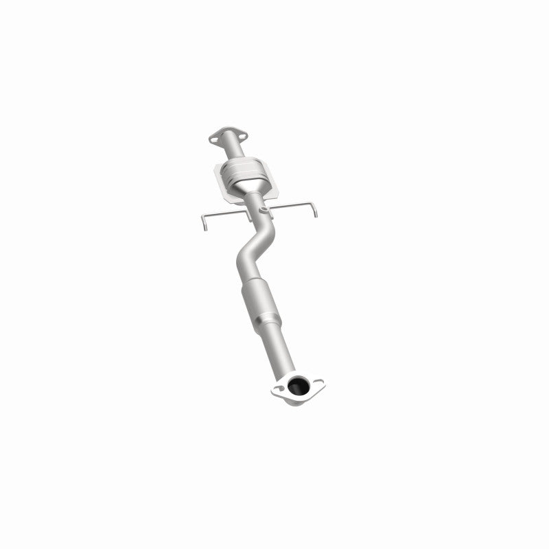 MagnaFlow 457025 carb direct-fit catalytic converter, opposite side view of the turntable spin