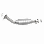 MagnaFlow 447172 carb direct-fit catalytic converter, side view of the turntable spin