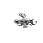 Compact top view of the head flange