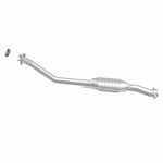 MagnaFlow 23380 hm grade direct-fit catalytic converter, side view of the turntable spin