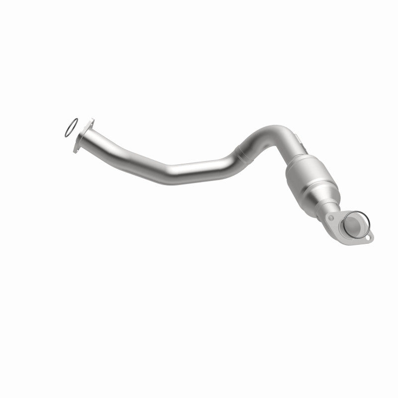 MagnaFlow 5491210 carb direct-fit catalytic converter, opposite side view of the turntable spin