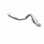 MagnaFlow 5491210 carb direct-fit catalytic converter, opposite side view of the turntable spin