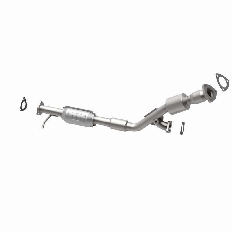 MagnaFlow 51391 oem grade direct-fit catalytic converter, opposite rear three-quarter view of the turntable spin