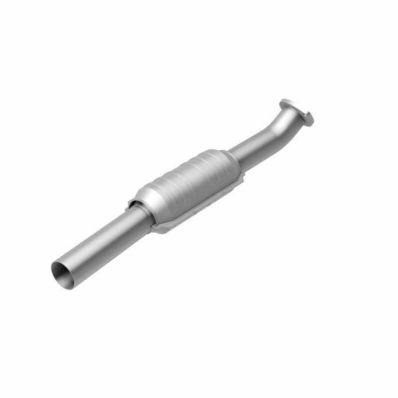MagnaFlow 49559 oem grade direct-fit catalytic converter, rear view of the turntable spin
