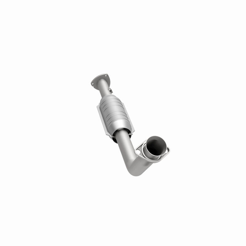 MagnaFlow 23460 hm grade direct-fit catalytic converter, opposite side view of the turntable spin