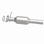 MagnaFlow 5571196 carb direct-fit catalytic converter, side view of the turntable spin