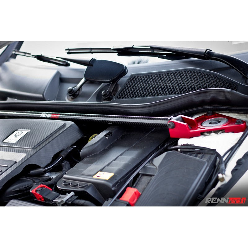 RennTech Suspension Carbon Fiber Strut Brace For Mercedes-Benz CLA45 AMG - AutoTalent