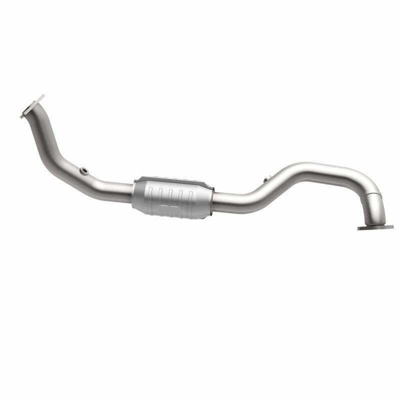 MagnaFlow 23632 hm grade direct-fit catalytic converter, side view of the turntable spin