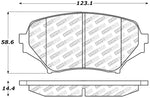 StopTech 06-15 Mazda Miata MX-5 Street Select Front Brake Pads