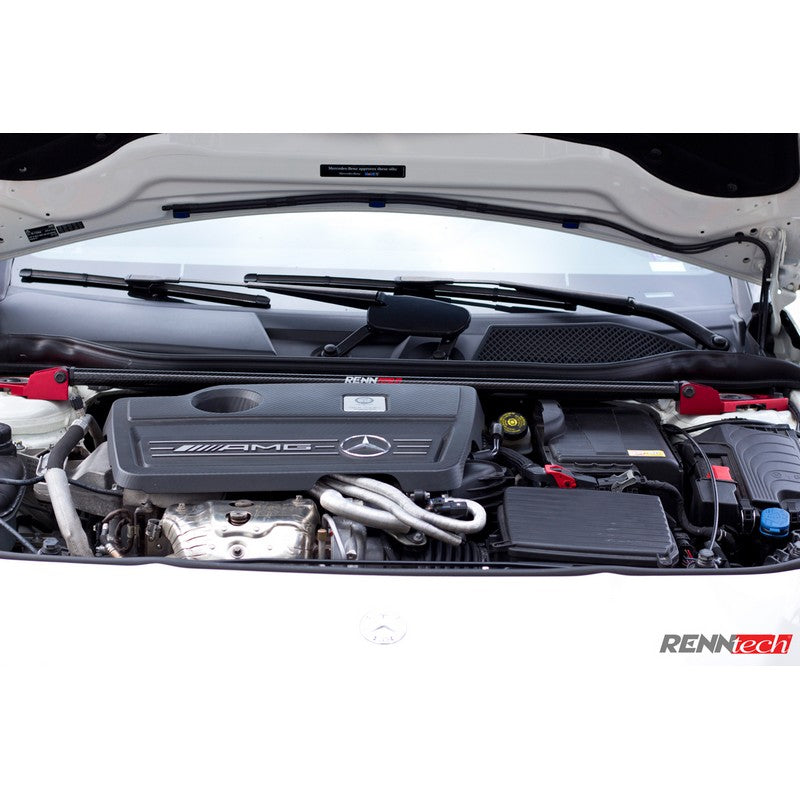 RennTech Carbon Fiber Front Strut Brace For Mercedes-Benz CLA45 AMG - AutoTalent