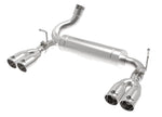 aFe Vulcan Series 2.5in 304 SS Axle-Back Exhaust Polished 07-18 Jeep Wrangler (JK) V6-3.6/3.8L
