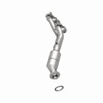 MagnaFlow 5531868 carb manifold converter, rear three-quarter view of the turntable spin