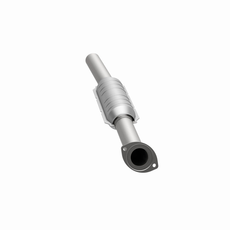 MagnaFlow 49559 oem grade direct-fit catalytic converter, opposite side view of the turntable spin