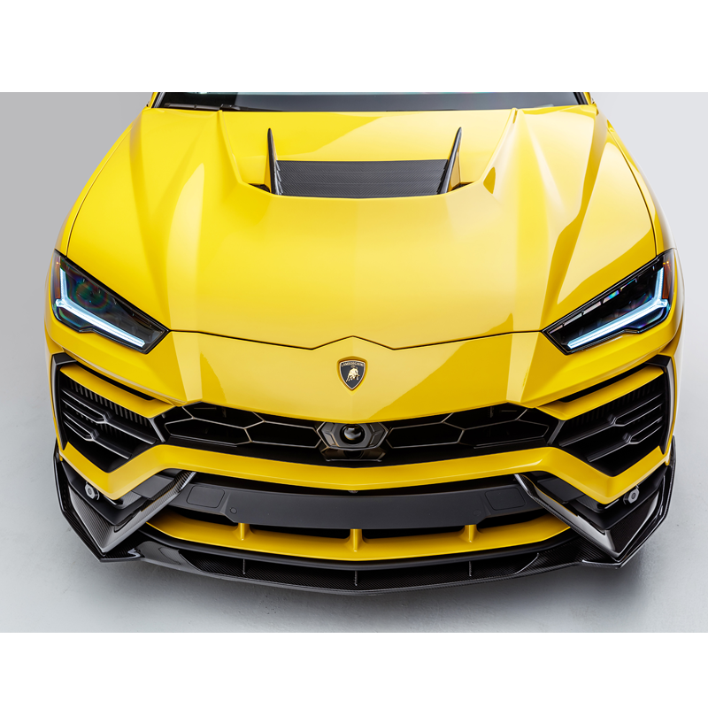 Vorsteiner Rampante Edizione Aero Front Canards Carbon Fiber PP 2x2 Glossy Lamborghini Urus 2018-2020