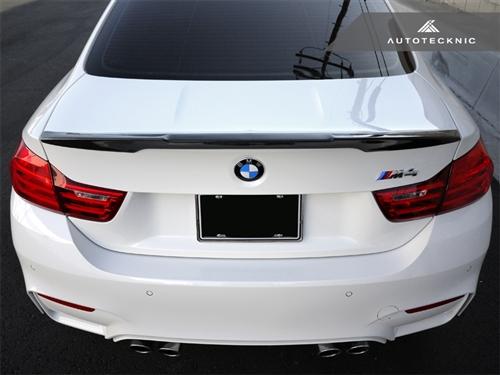 AutoTecknic Vacuum Carbon Fiber Performante Trunk Spoiler - F82 M4 2015 + - autotalent