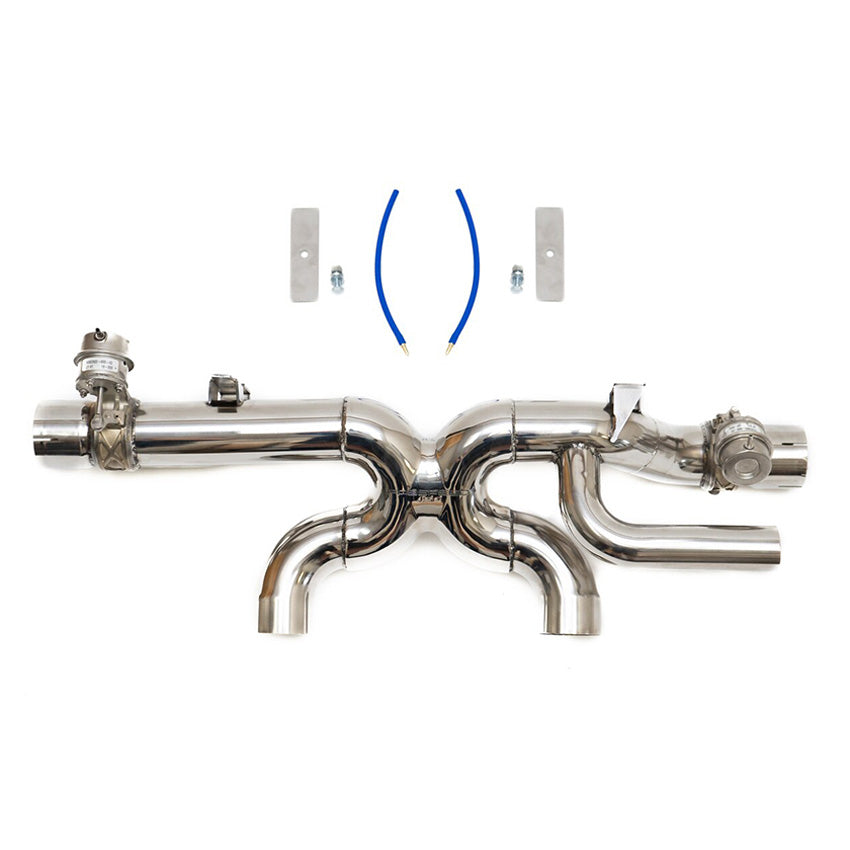 Fabspeed Valvetronic Center Muffler Bypass X-Pipe (PSE Only) for Porsche  991.2 Carrera 2017-2019