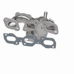 MagnaFlow 50811 hm grade manifold converter, side view of the turntable spin
