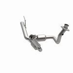 MagnaFlow 93241 hm grade direct-fit catalytic converter, opposite side view of the turntable spin