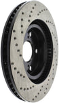StopTech 07-13 Lexus ES 250/ES 300/ ES330/ES350 SportStop Drilled Left Front Rotor