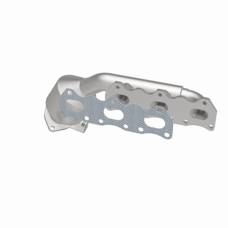 MagnaFlow 452060 carb manifold converter, opposite rear three-quarter view of the turntable spin