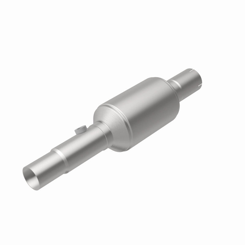 MagnaFlow 4451226 carb direct-fit catalytic converter, rear view of the turntable spin