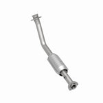 MagnaFlow 23460 hm grade direct-fit catalytic converter, rear three-quarter view of the turntable spin