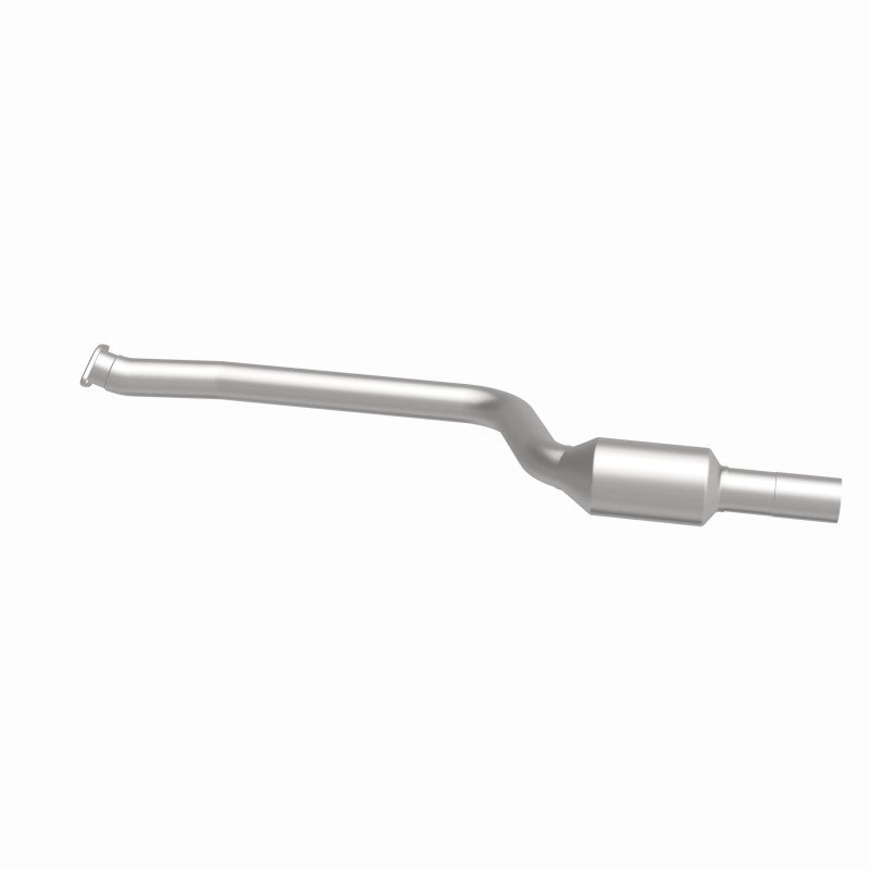 MagnaFlow 5571765 carb direct-fit catalytic converter, side view of the turntable spin
