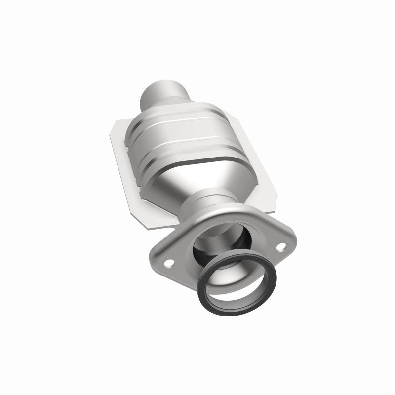 MagnaFlow 93268 hm grade direct-fit catalytic converter, opposite side view of the turntable spin