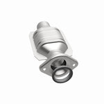MagnaFlow 93268 hm grade direct-fit catalytic converter, opposite side view of the turntable spin