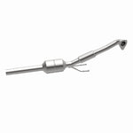 MagnaFlow 52426 oem grade direct-fit catalytic converter, opposite side view of the turntable spin