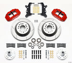 Wilwood Narrow Superlite 6R Front Hub & 1PC Rtr Kit 12.88in-Red 60-68 Ford / Mercury Full Size