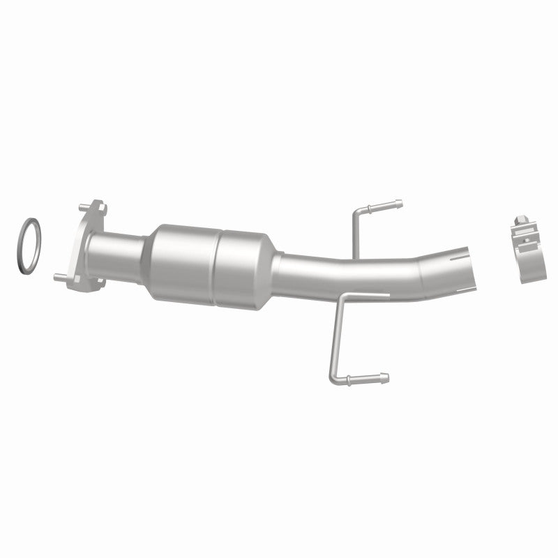 MagnaFlow 52223 oem grade direct-fit catalytic converter, side view of the turntable spin