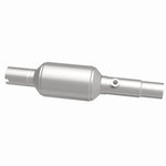 MagnaFlow 4451226 carb direct-fit catalytic converter, side view of the turntable spin